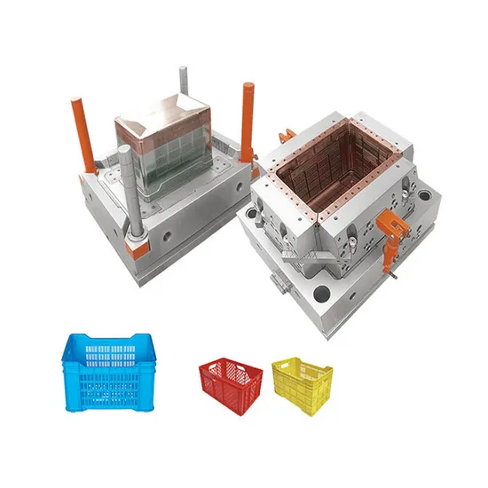 Stackable Logistics Crate Injection Mold